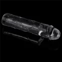 FLAWLESS CLEAR PENIS SLEEVE ADD 2''