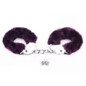 Fetish Pleasure Metal Hand Cuffs Red