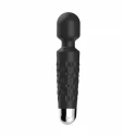 Stymulator silicone 9 vibration function Black