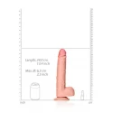 Dildo with balls and suction cup - 12''/ 30,5 cm