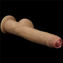 DILDO 11'' DUAL LAYERED HANDLE COCK