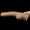 DILDO 11'' DUAL LAYERED HANDLE COCK