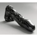 Dildo All Black Steroid The Referee Dildo 39 cm