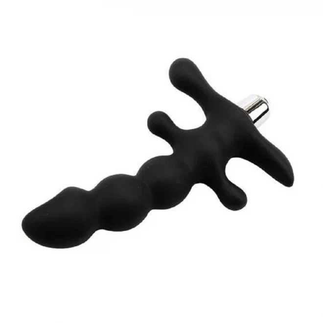 Perfect Grip Prostate Massager 4" Vibro Black