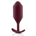 B-VIBE SNUG PLUG 5 DARK RED