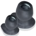 [sil/tpr] morphhole-1 gaper plug s black ice