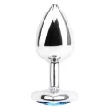 Hi-Basic Heart Gem Anal Plug Silver