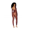 Catsuit bodystocking & shrug diamond