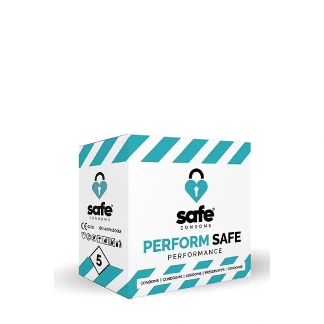 SAFE PERFORM SAFE CONDOMS (DELAY) 5PCS