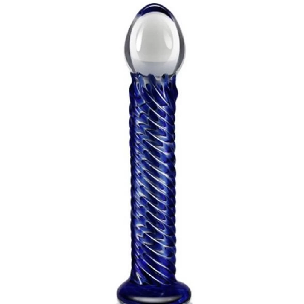 Стеклянный анальный фаллоимитатор Glas Calisto Clear Glass Dildo, бесцветный, до 18 см GLAS-78 - Glas - Анальные стимуляторы - Купить