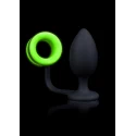 Butt plug with cock ring - gitd