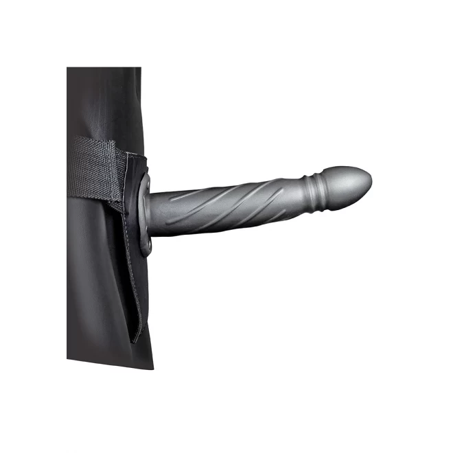 Twisted hollow strap-on - 8'' / 20 cm