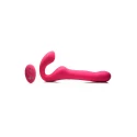 Mighty-thrust thrusting & vibrating strapless strap-on with remote