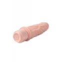 DR. SKIN SILICONE DR. ROBERT 7 INCH VIBRATING DILDO BROWN