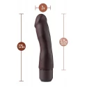 DR. SKIN SILICONE – DR. STEVE 7 INCH VIBRATING DILDO BROWN