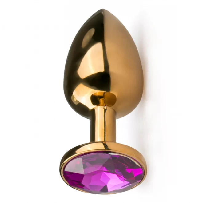 Korek analny z kryształkiem Metal Butt Plug With Crystal