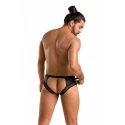 030 SLIP OPEN TOM black S/M - Passion