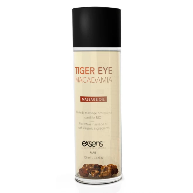 EXSENS ORGANIC MASSAGE OIL TIGER EYE MACADAMIA 100ML