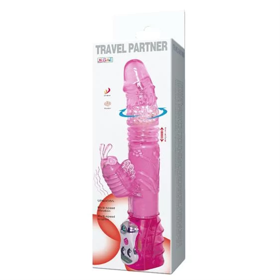 Travel Partner Vibrator rotating 29,5 cm Purple
