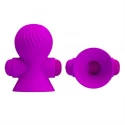 Pretty Love Vibrating Nipple Suckers Purple