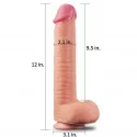 12" Nature Cock Flesh