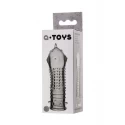 A-TOYS, Penis Sleeve, TPR, Transparent, 14.7 cm