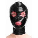Latexowa maska z otworami na oczy i usta