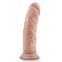 DR. SKIN PLUS 8 INCH THICK POSABLE DILDO VANILLA