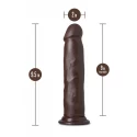 AU NATUREL JACKSON 9" DONG CHOCOLATE