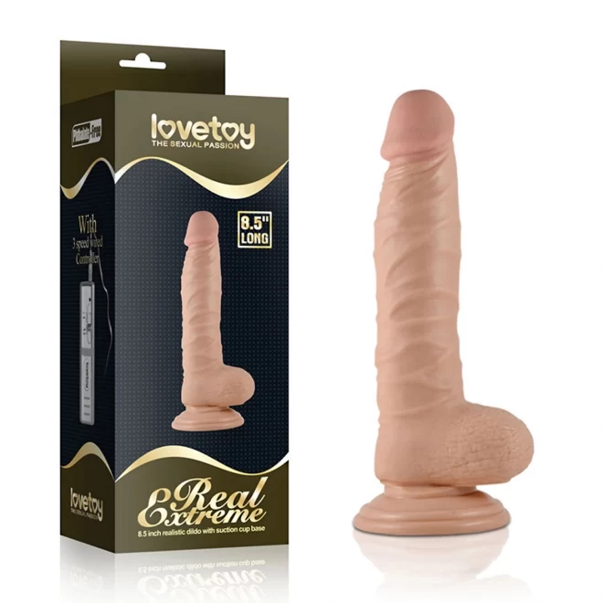 Realistyczne dildo z przyssawką Real Extreme Dildo Flesh