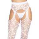 Heart Net Suspender Hose