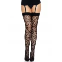 Heart Net Thigh Highs