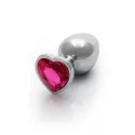 Heart gem butt plug - large