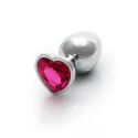 Heart gem butt plug - medium