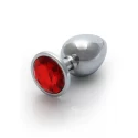 Round gem butt plug - medium