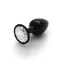 Round gem butt plug - small