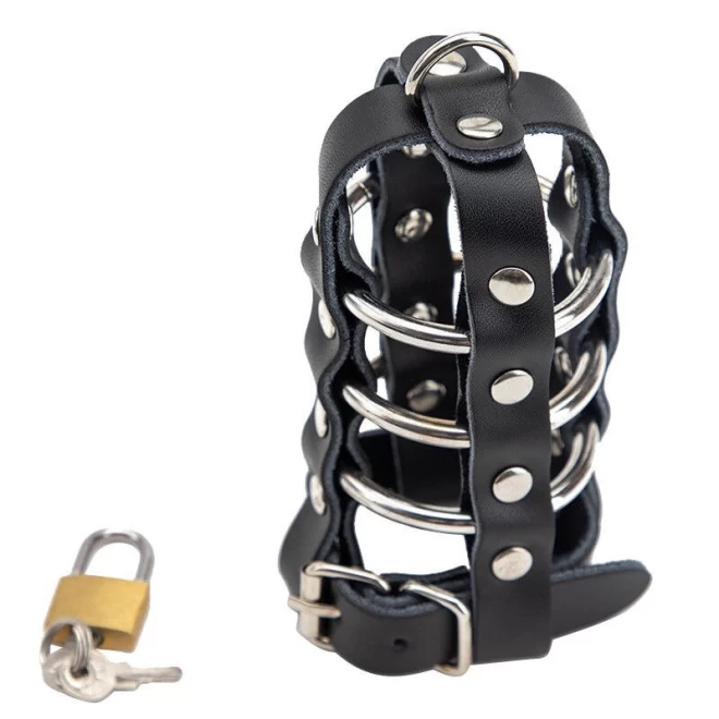 Don't Escape Chastity Cage Black Mokko Toys