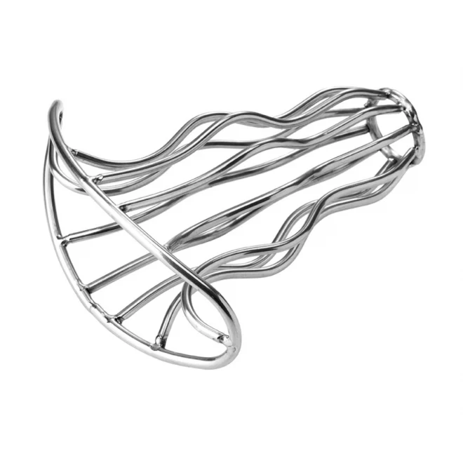 Anal Plug Pleasure Curves Small Silver Mokko Toys