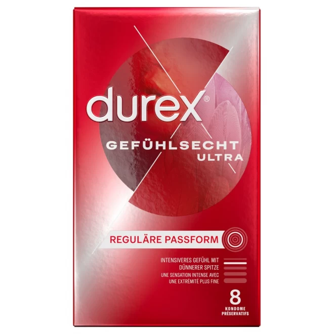 Durex gefÃ¼hlsecht ultra 8er