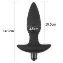 Wibrujący korek analny Silicone Fantasy