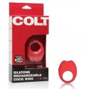 Colt silicone rechargeable cock ring - red