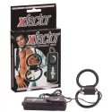Podwójny pierścień z wibracjami na jądra i penisa X-Factor Vibrating Cock & Ball Rings