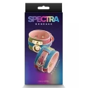 Tęczowe kajdanki Spectra Bondage Wrist Cuff