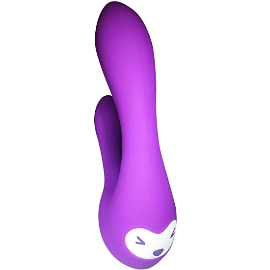 Zabawny wibrator ze stymulatorem łechtaczki Shimoji (3 kolory)