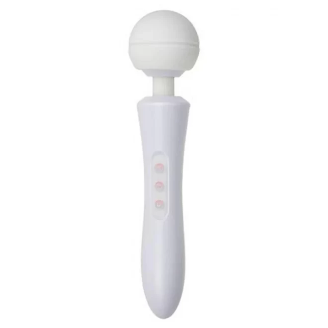 Stymulator-Massager Ultra Powerful -Big USB White 20 Function