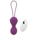 Kulki-Vibrating Silicone Kegel Balls USB 10 Function / Remote control -Black