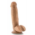 DR. SKIN DR. MARK 7 INCH DILDO WITH BALLS BEIGE