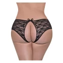 Lace split back boy short