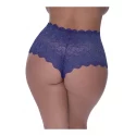 Split crotch lace boy short