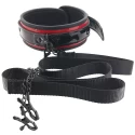 Obroża ze smyczą i klamerkami Heartbreaker Deluxe Collar And Leash Set